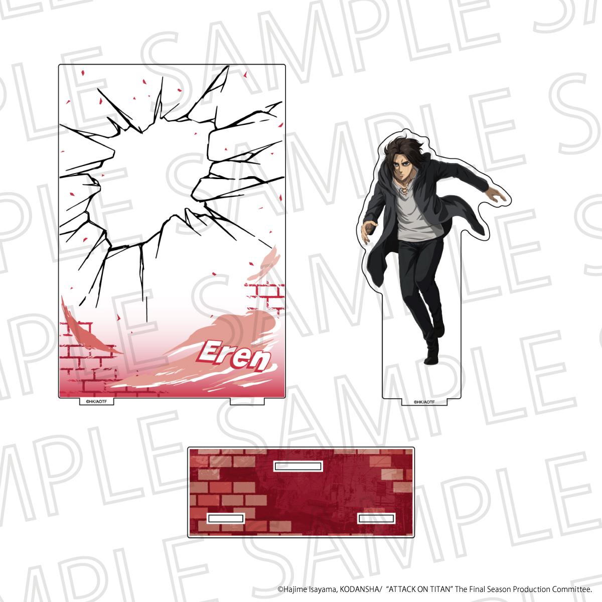 TV Anime "Attack on Titan" The Final SeasonAcrylic Battle Scene Diorama - Eren Yeager