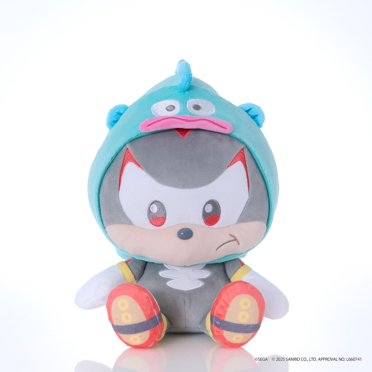 SONIC&FRIENDS Sanrio characters Plush M size Shadow×Hangyodon