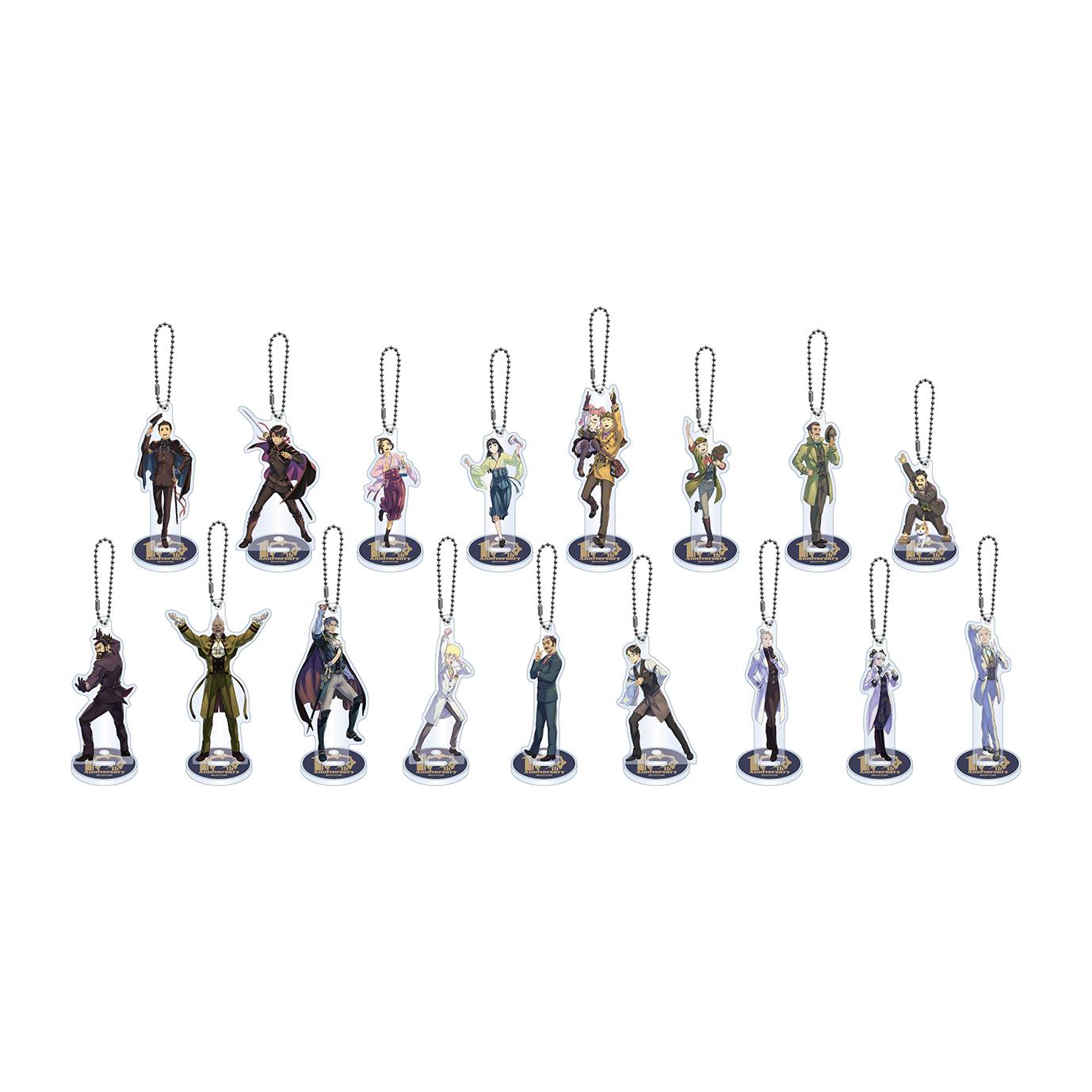 (Blind) The Great Ace Attorney The Great Ace Attorney 10th anniversary acrylic stand Keychain collection