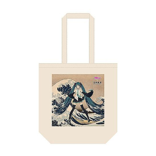 Hokusai Katsushika x Hatsune Miku by iXima Tote Bag The Great Wave off Kanagawa (Rerun)