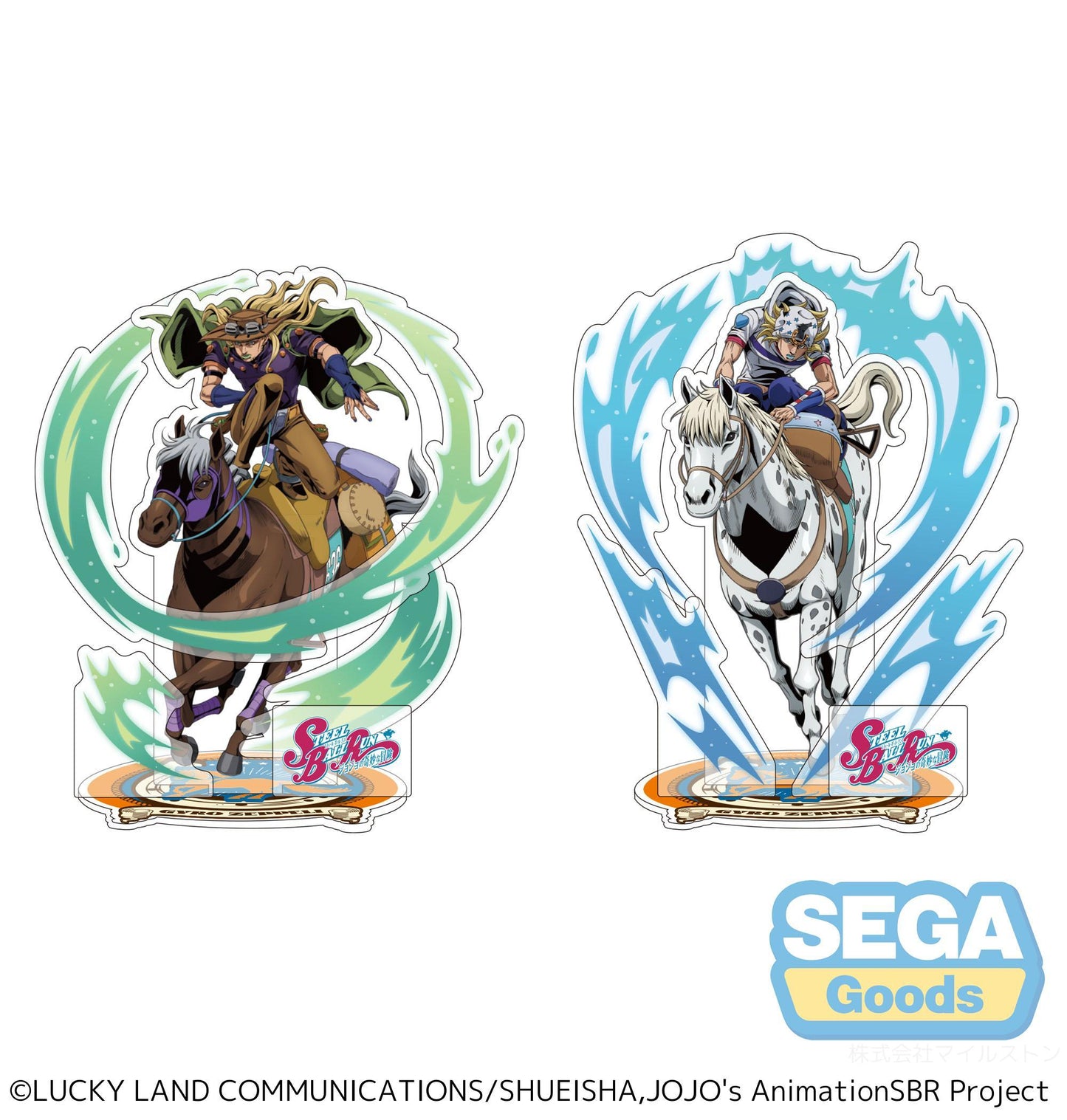 Anime "STEEL BALL RUN JoJo's Bizarre Adventure" PtZ Acrylic Diorama