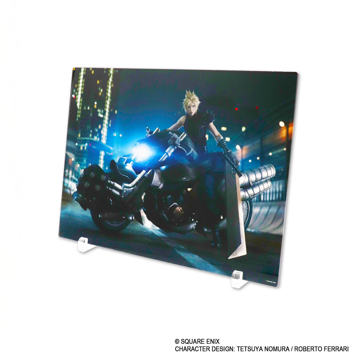 FINAL FANTASY VII Acrylic Panel REMAKE - CLOUD STRIFE & HARDY-DAYTONA
