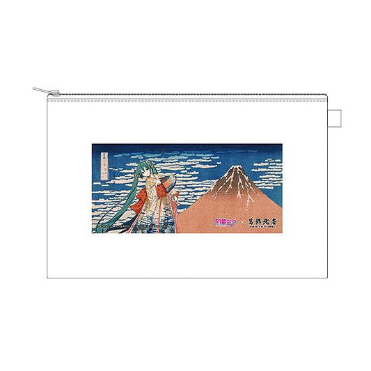 Hokusai Katsushika x Hatsune Miku by iXima Pouch Fine Wind, Clear Morning (Rerun)