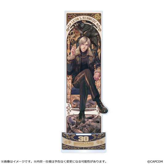 Resident Evil 4 BIOHAZARD 30th Acrylic Stand Collection Leon