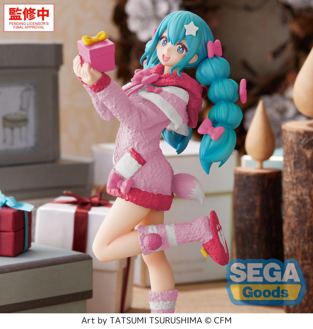 "Hatsune Miku Series" High Premium Figure "Hatsune Miku" Mokomoko Christmas Ver.