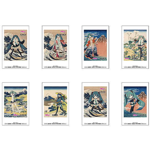 Hatsune Miku x Katsushika Hokusai iXima Instant Photo Card