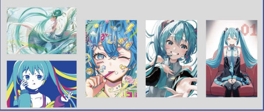 Post Cards 5PCS Set piapro - Hatsune Miku A: