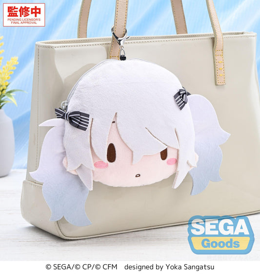 fuwa petit "HATSUNE MIKU: COLORFUL STAGE!" Face Pouch with Reel "Empty SEKAI Hatsune Miku"