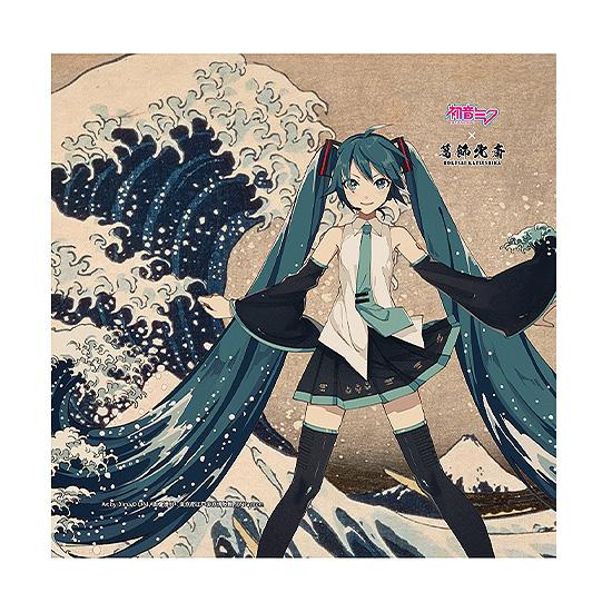 Hatsune Miku x Katsushika Hokusai iXima Hand Towel The Great Wave off Kanagawa