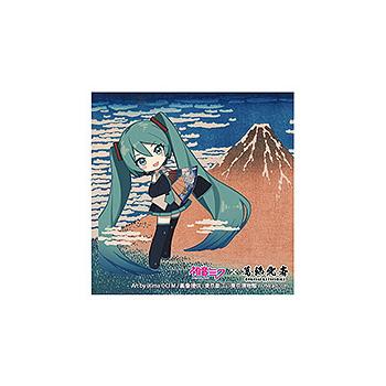 Hatsune Miku x Katsushika Hokusai iXima Sticker Fine Wind, Clear Morning (Chibi Character)