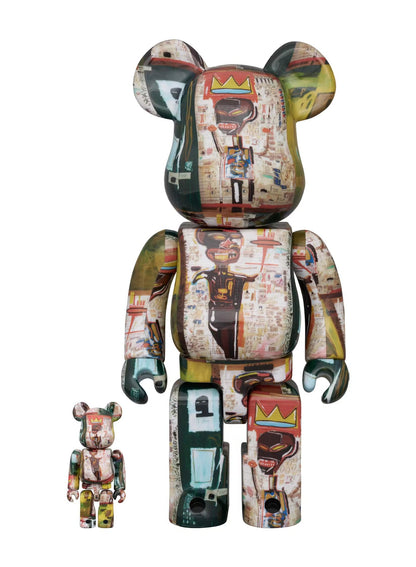 BE@RBRICK JEAN-MICHEL BASQUIAT 14th Ver. 100% & 400%
