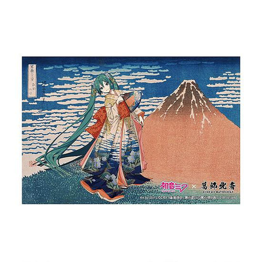 Hokusai Katsushika x Hatsune Miku by iXima Postcard Fine Wind, Clear Morning (Rerun)