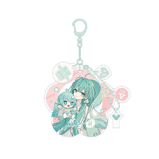 Character Vocal Series 01: Hatsune Miku Hatsune Miku Miku Hug Series Acrylic Keychain: Flower Ver.