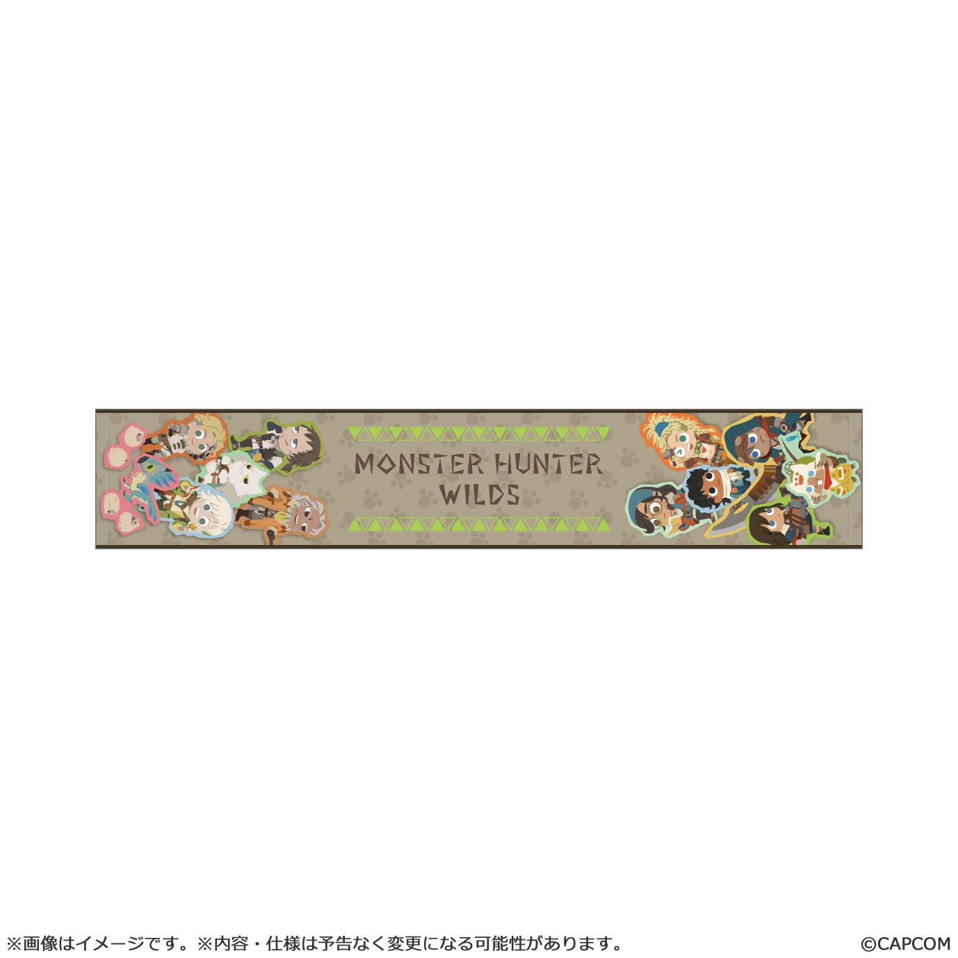 Monster Hunter Wilds CUTE-CHIBI STYLE Slim Towel