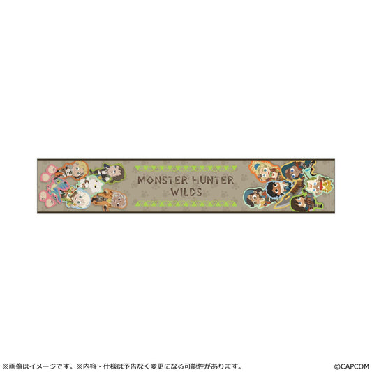 Monster Hunter Wilds CUTE-CHIBI STYLE Slim Towel