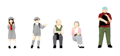 1/80 Scale super minifigure series12 That Day's Bus Stop Set 2 (Rerun)