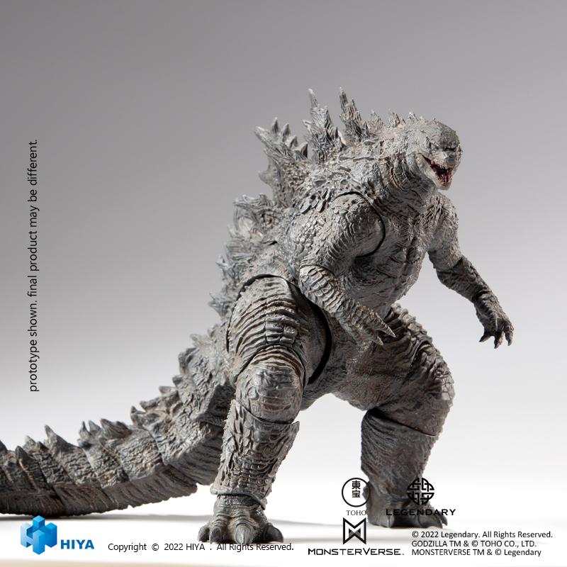 HIYA Exquisite Basic Series None Scale 7 Inch GODZILLA VS KONG Godzilla Action Figure
