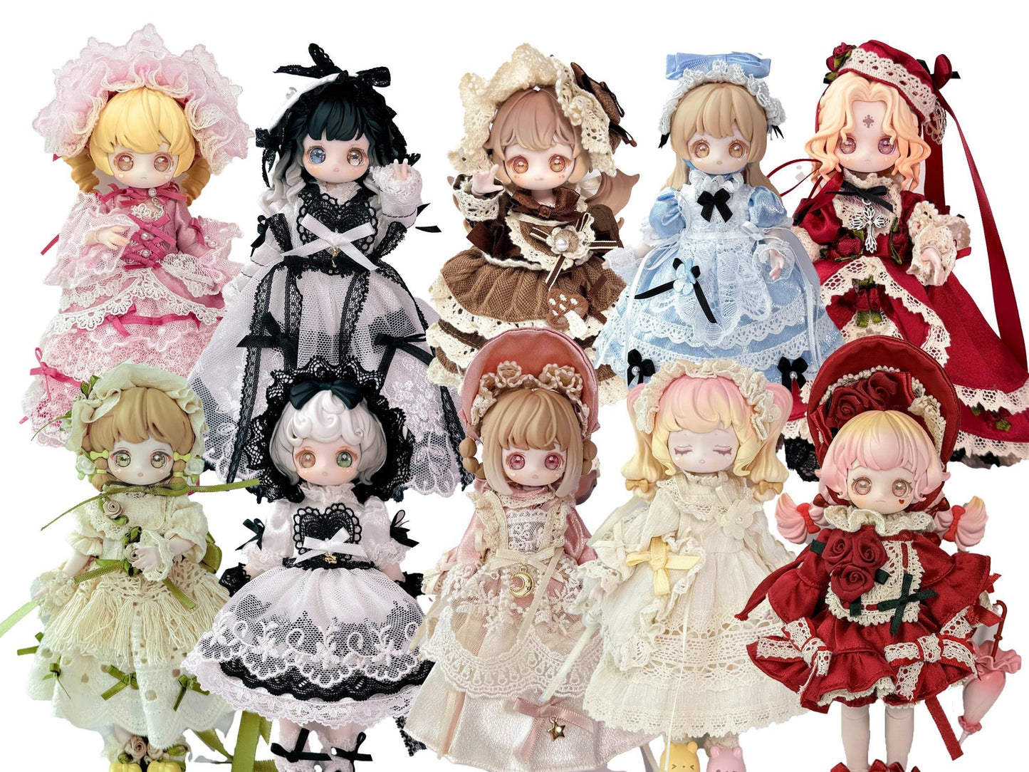 Vintage treasures - Antique Gift Box (8 figures set)