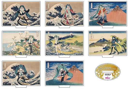 KATSUSHIKA HOKUSAI x HATUNE MIKU Katsushika Hokusai x Hatsune Miku Acrylic Stand (Box)