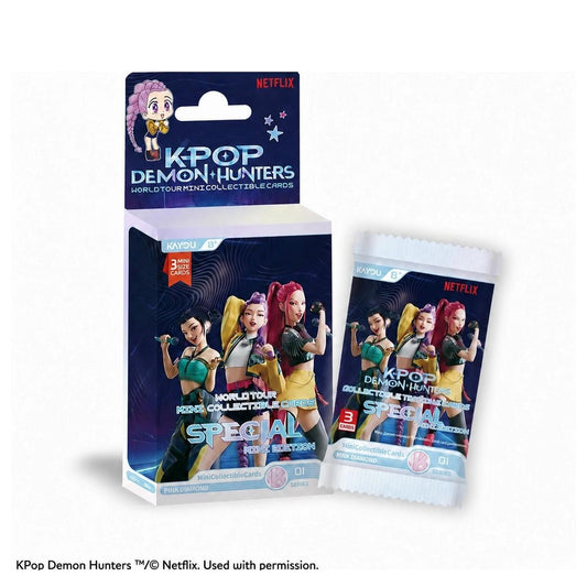 (Blind Box) KAYOU KPop Demon Hunters Collectible Mini Cards Special Edition 01 - 2.99