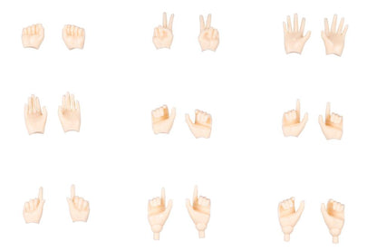(Model Kits) MEGAMI DEVICE M.S.G 09 HAND SET SKIN COLOR A