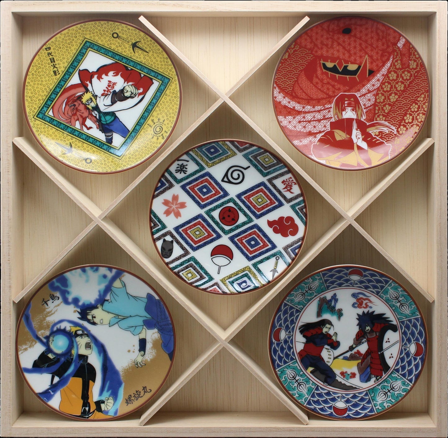 Kutani Ware Decorative Plates NARUTO SHIPPUDEN
