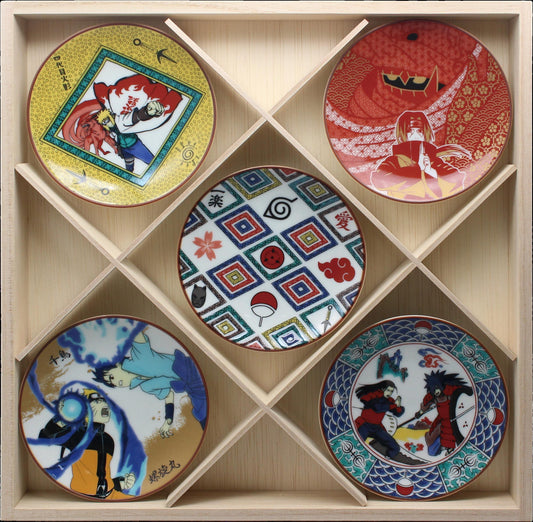 Kutani Ware Decorative Plates NARUTO SHIPPUDEN