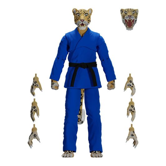 ZOO JITSU FIGHTERS JAIRO THE JAGUAR ACTION FIGURE - BLUE GI