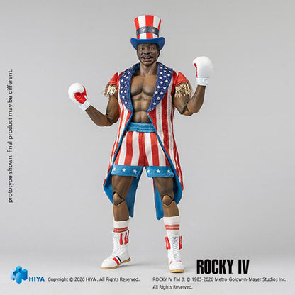 HIYA Exquisite Super Series 1/12 Scale 6 Inch Rocky IV Apollo Action Figure