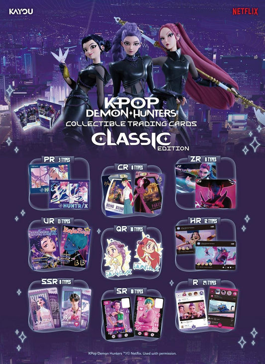 (Blind Box) KPOP demon hunter collectible trading cards classic edition 01