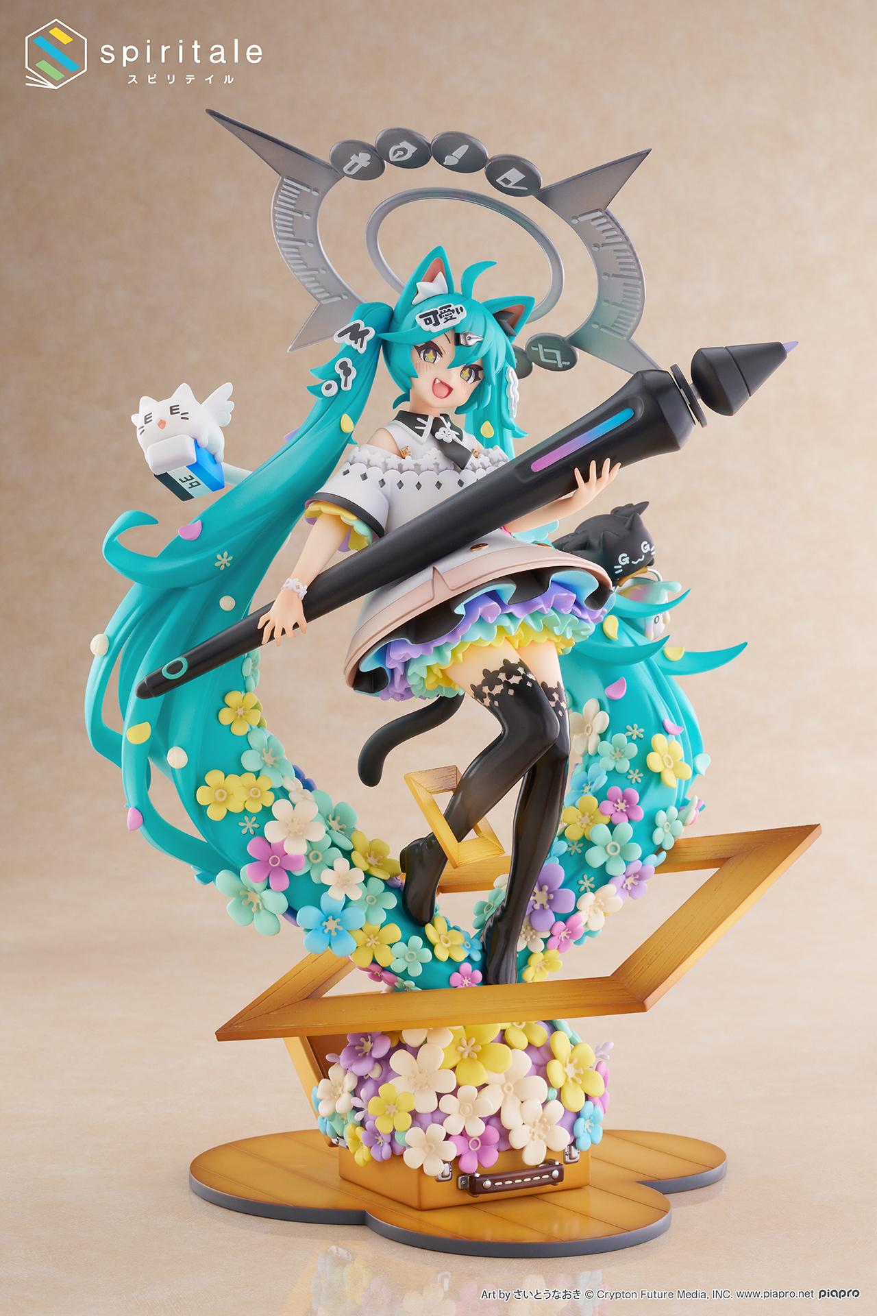Hatsune Miku x Naoki Saito My Figure Making! -The Painter ver.- 1/7 Sc ...