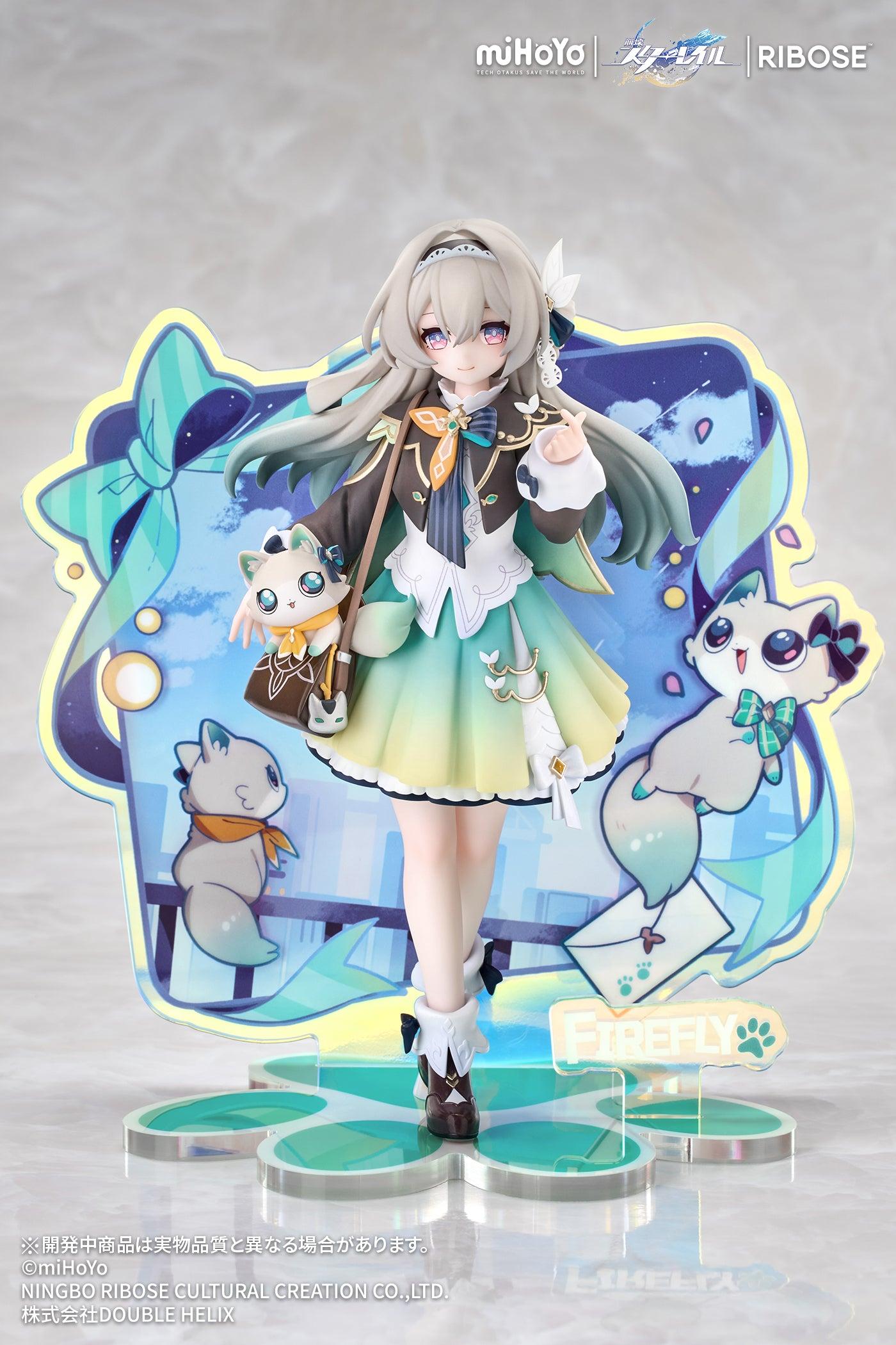 RISE UP+ Honkai: Star Rail Chibi Cat Series Figure Firefly Ver. Non Scale Figure