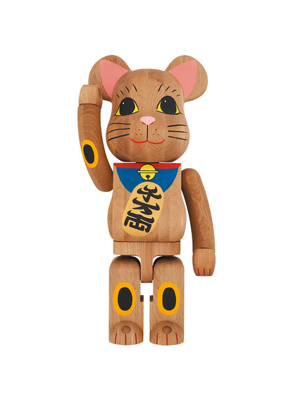 BE@RBRICK Karimoku Maneki-neko Ichi (Blue) 1000% [50% deposit required]