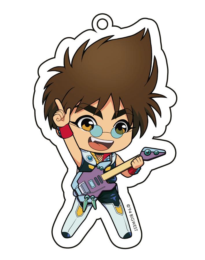 Macross All Star Chibi Acrylic Keychain Macross 7: Basara Nekki