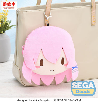 fuwa petit "HATSUNE MIKU: COLORFUL STAGE!" Face Pouch with Reel "School SEKAI Megurine Luka"