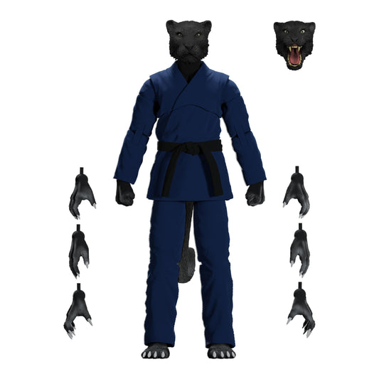 ZOO JITSU FIGHTERS PAULO THE PANTHER ACTION FIGURE - NAVY GI