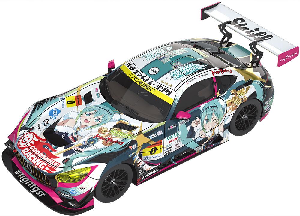 (Model Kits) Hatsune Miku GT Project 1/18th Scale Good Smile Hatsune Miku AMG: 2018 Final Race Ver. (Rerun)