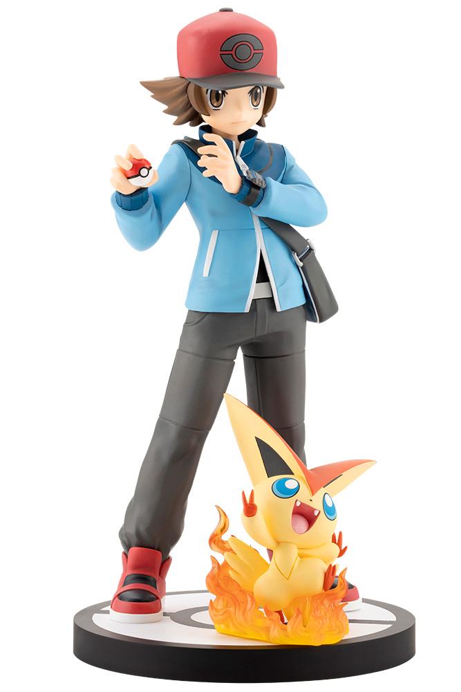Pokemon Hilbert with Victini ARTFX J STATUE