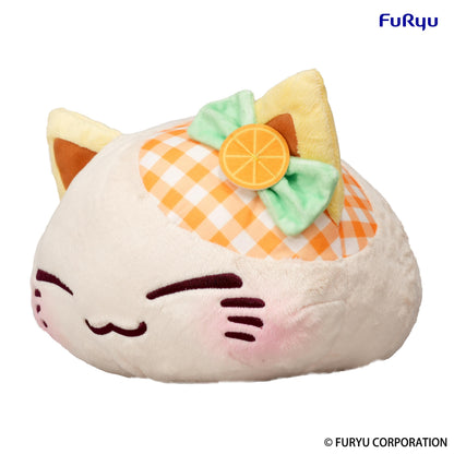 Nemuneko Cat Fruit Big Plush Toy -Orange-