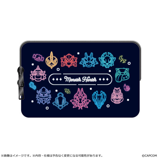 MONSTER HUNTER CHIBI STYLE Pouch: Neon-themed