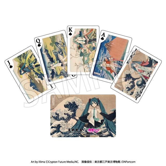 Hokusai Katsushika x Hatsune Miku Playing Cards (Rerun)