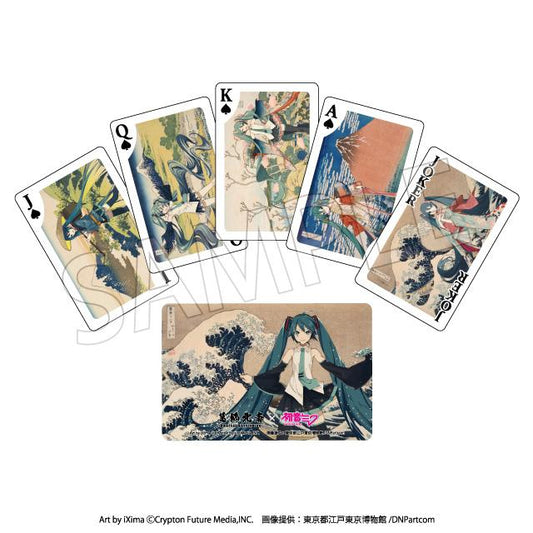 Hokusai Katsushika x Hatsune Miku Playing Cards (Rerun)
