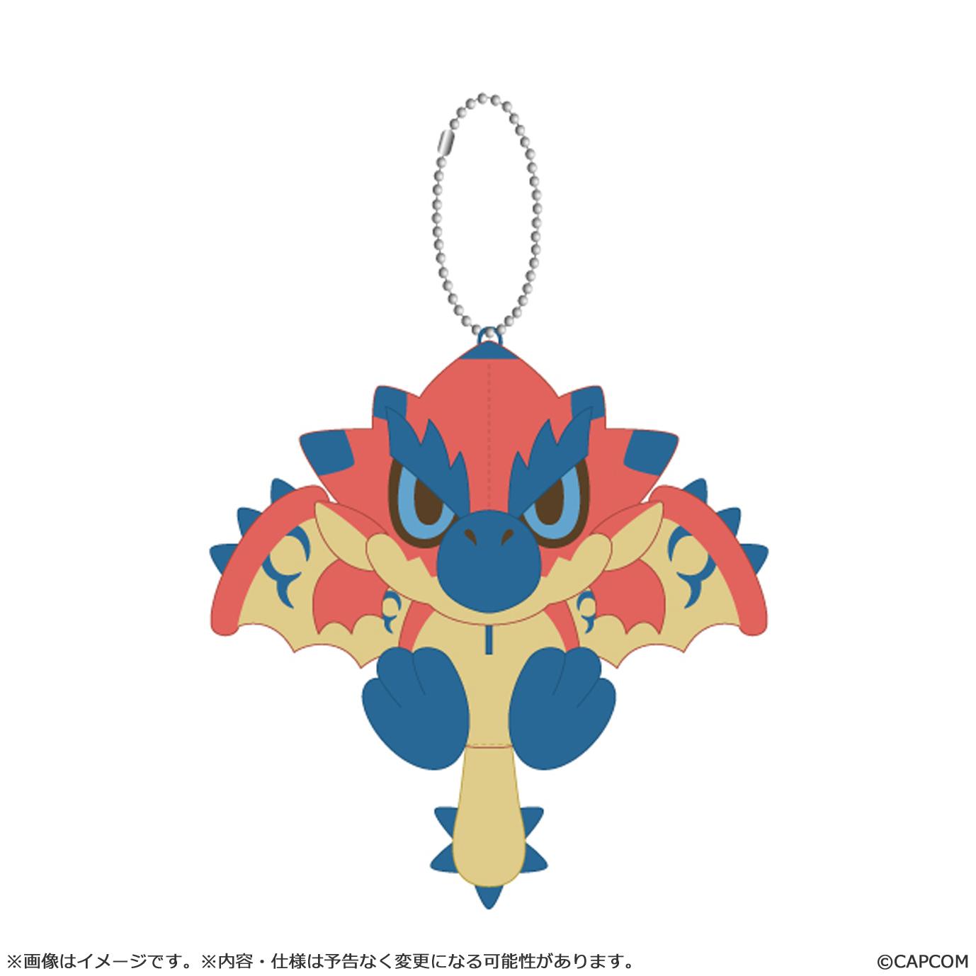 Monster Hunter MONSTER HUNTER CHIBI STYLE Plush Keychain: Rathalos