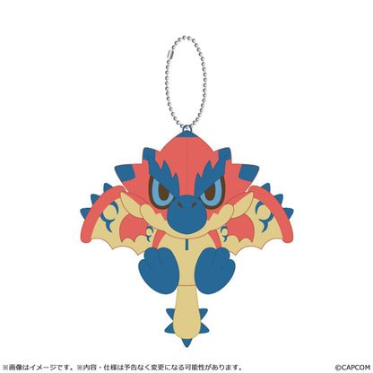 Monster Hunter MONSTER HUNTER CHIBI STYLE Plush Keychain: Rathalos