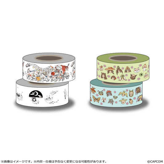 【Okami 20th Anniversary Reprint Art Project】Washi tape set -From Okami 10th,12th Anniversary-
