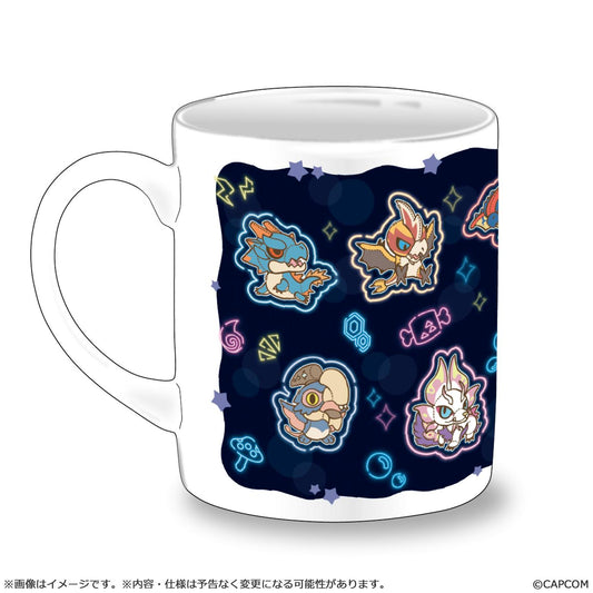 Monster Hunter MONSTER HUNTER CHIBI STYLE Heat-changing Mug: Neon-themed