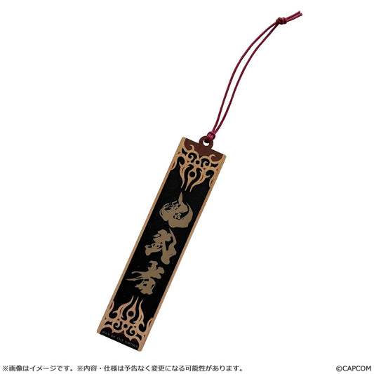 Onimusha: Way of the Sword Wooden tag keychain