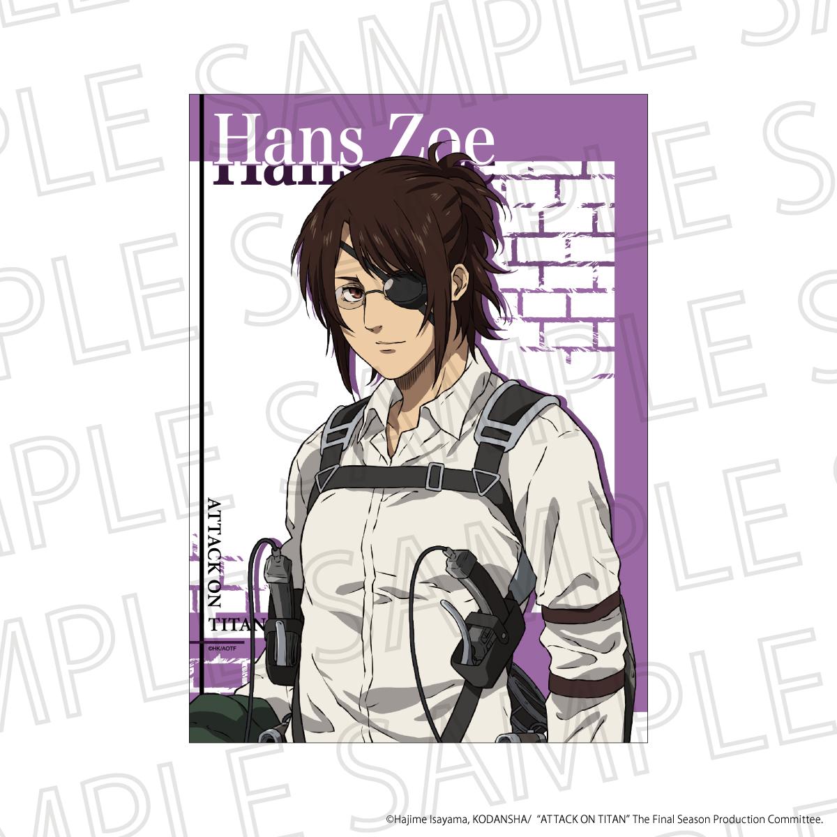 TV Anime "Attack on Titan" The Final SeasonBIG Clear Poster – Hans Zoe