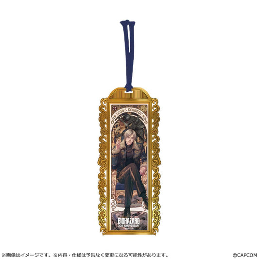 Resident Evil 4 BIOHAZARD 30th Metal Bookmark Leon