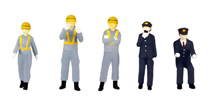 1/80 Scale super minifigure series10 Expert Railway Worker Set 2 (Rerun)